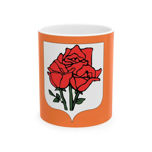 Rose Island Flag (Italy) White Coffee Mug 11oz - Go Mug Yourself