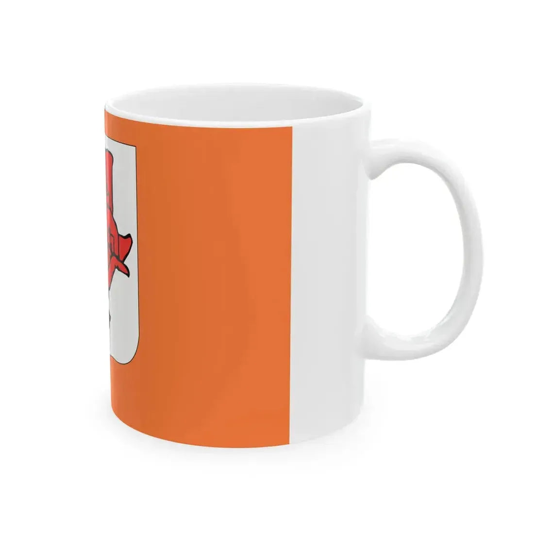 Rose Island Flag (Italy) White Coffee Mug - Go Mug Yourself