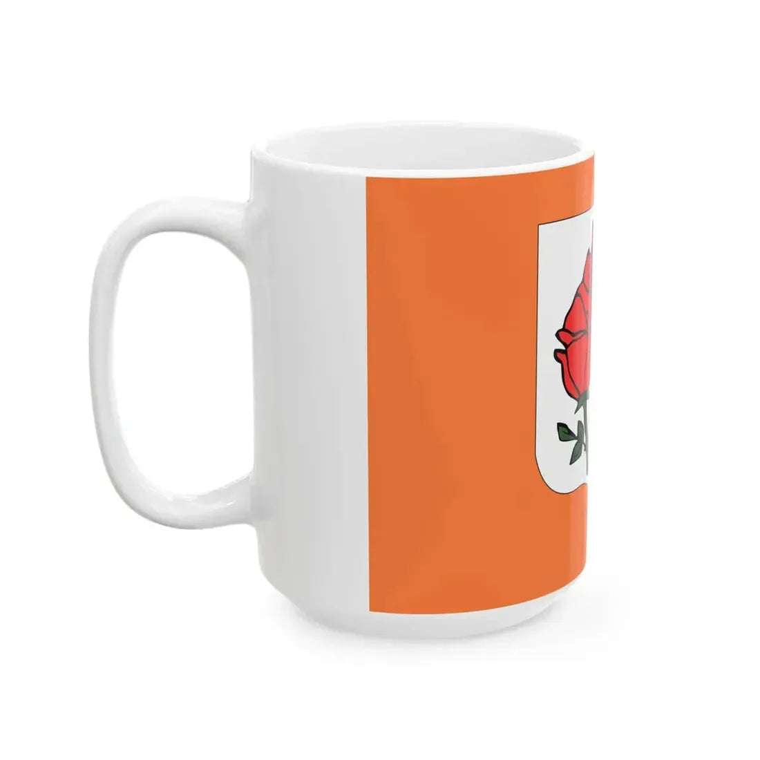 Rose Island Flag (Italy) White Coffee Mug - Go Mug Yourself