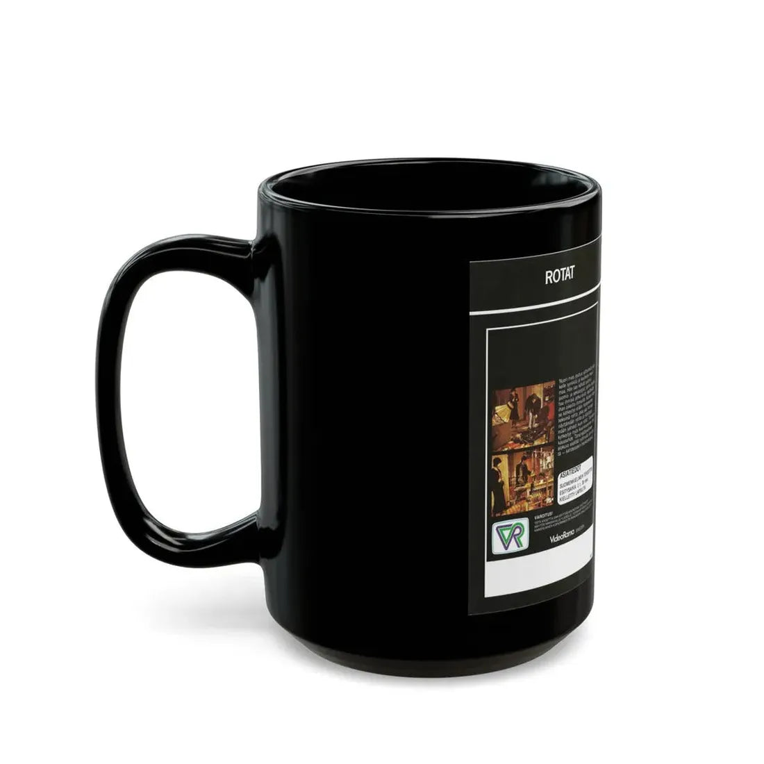 ROTAT (VHS COVER) - Black Coffee Mug - Go Mug Yourself
