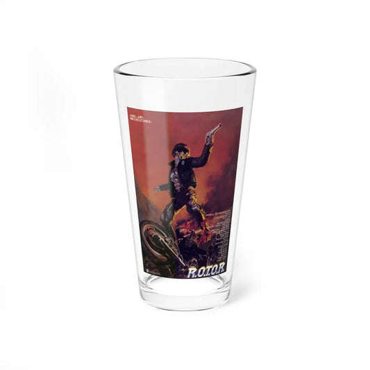 R.O.T.O.R. 1987 Movie Poster - Pint Glass 16oz 16oz - Go Mug Yourself