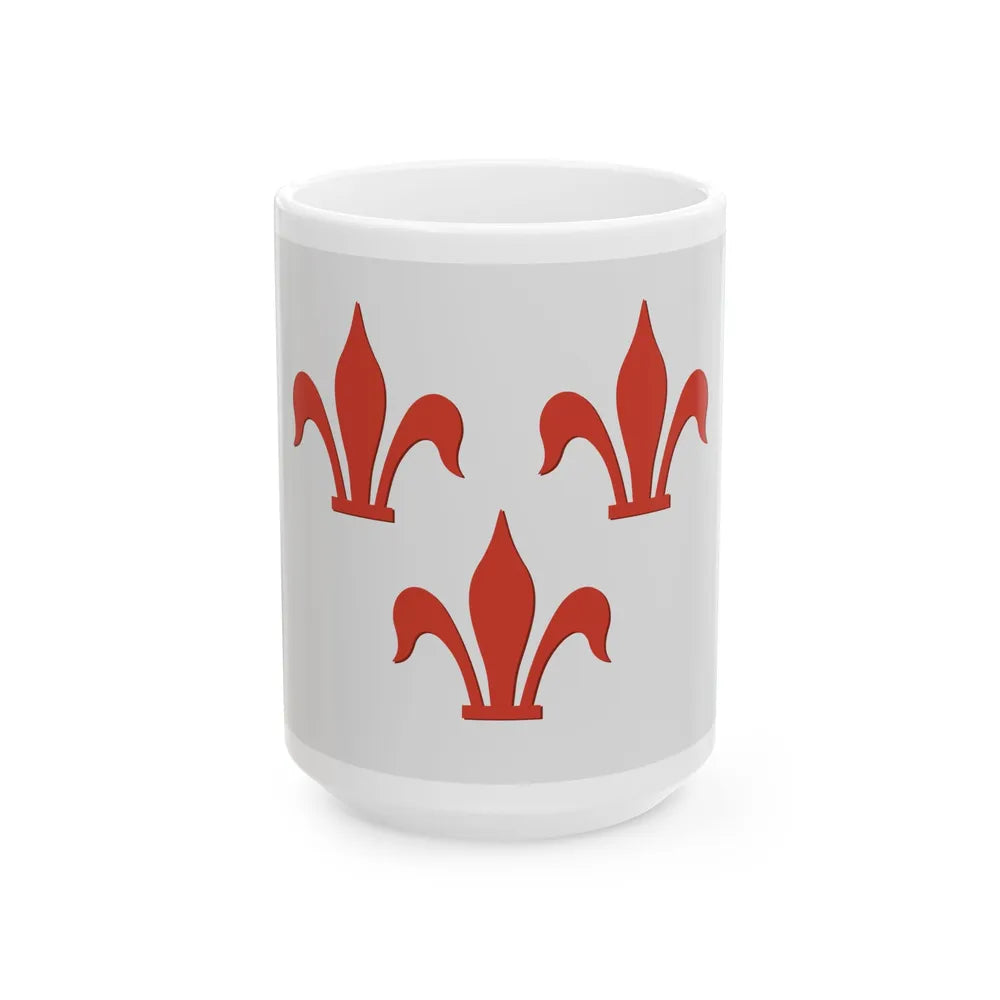 Rotselaar vlag (Belgium) White Coffee Mug 15oz - Go Mug Yourself