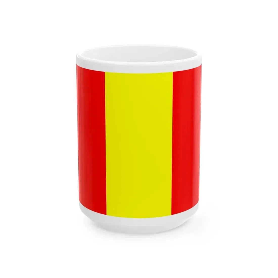 ROU AB Alba Iulia Flag Historical (Oman) White Coffee Mug 15oz - Go Mug Yourself