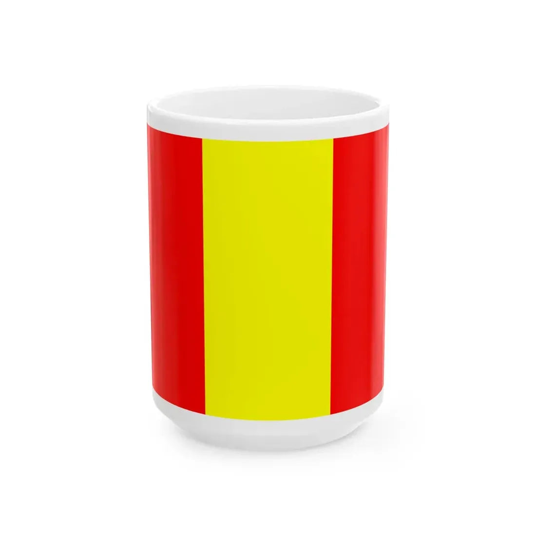 ROU AB Alba Iulia Flag Historical (Oman) White Coffee Mug 15oz - Go Mug Yourself
