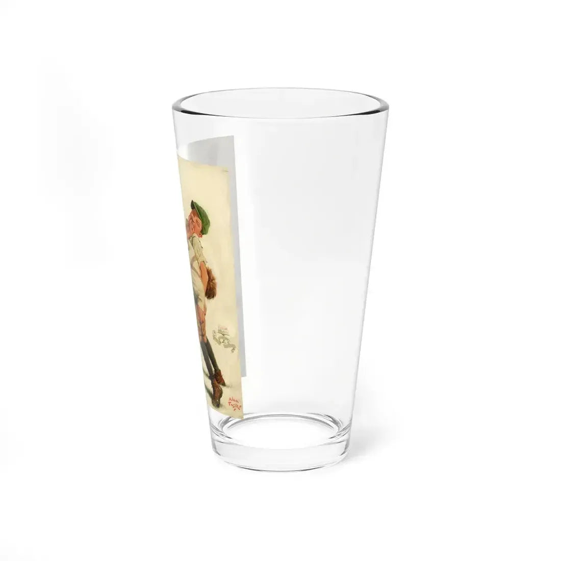 Rough Housing (Magazine Illustration) Pint Glass 16oz - Go Mug Yourself