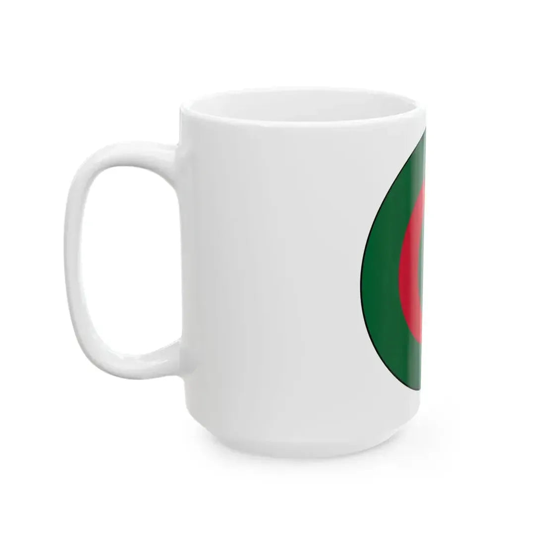 Roundel of Algeria (Algeria) White Coffee Mug - Go Mug Yourself