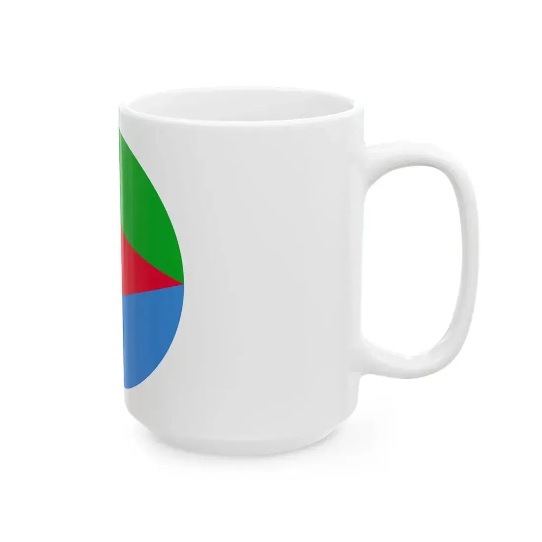 Roundel of Eritrea (Eritrea) White Coffee Mug - Go Mug Yourself