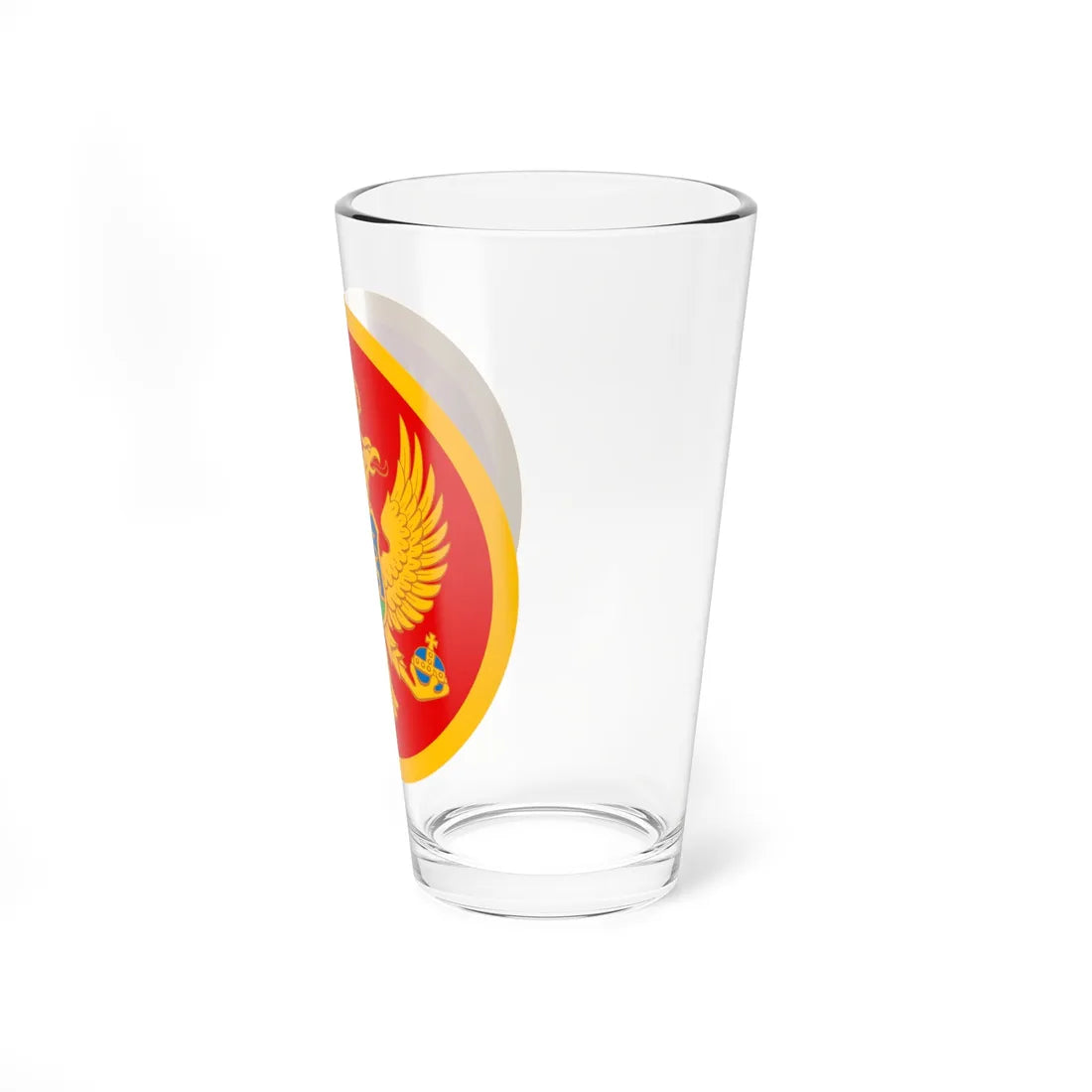 Roundel of Montenegro Police (Montenegro) Pint Glass 16oz - Go Mug Yourself