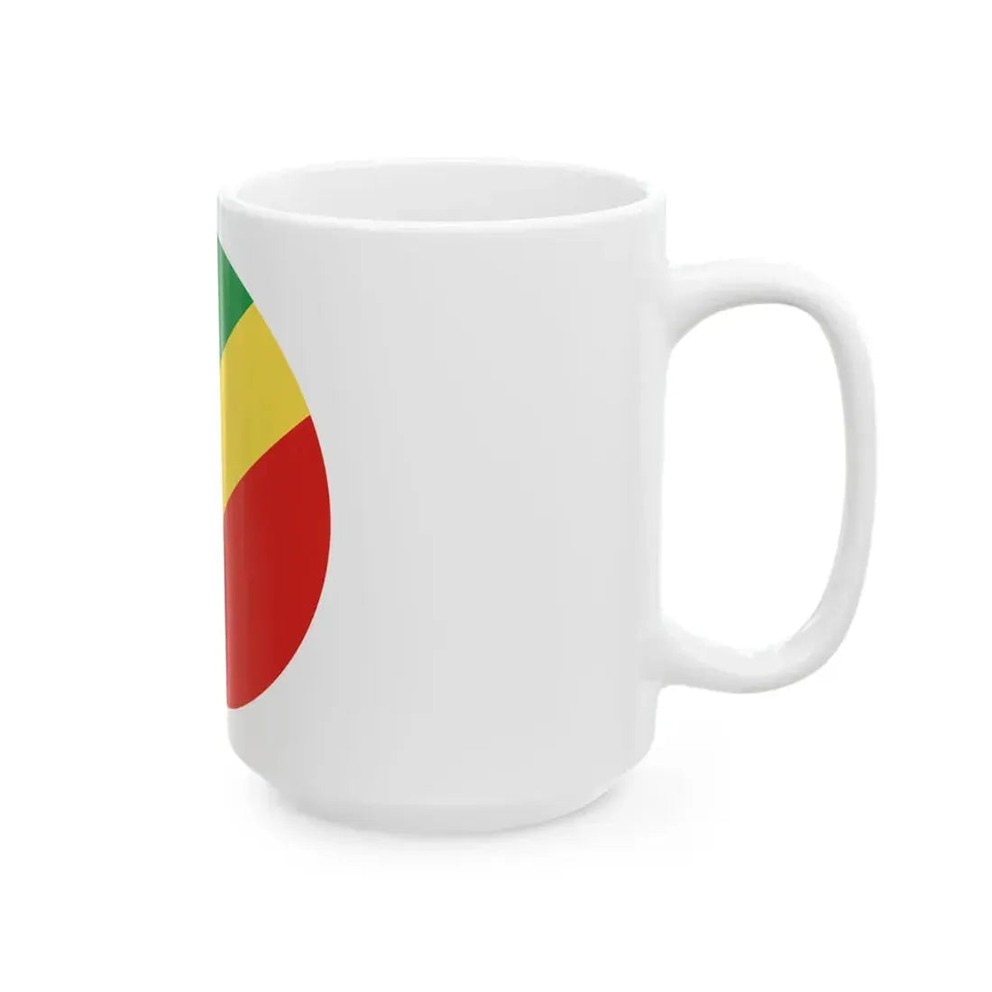 Roundel of the Republic of the Congo fictional (Congo) White Coffee Mug - Go Mug Yourself