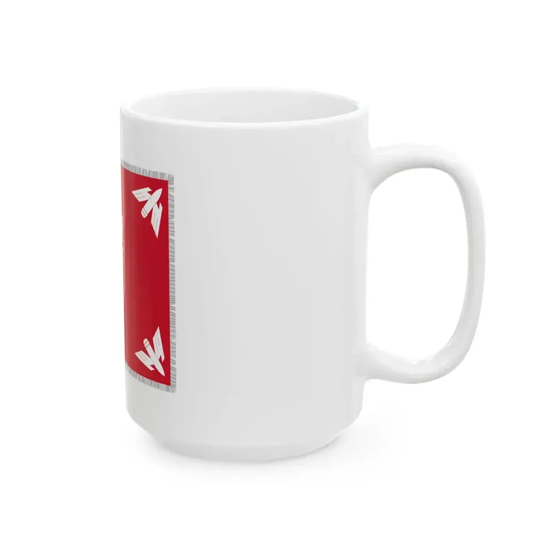 Rovaniemen ilmatorjuntapatteriston lippu (Finland) White Coffee Mug - Go Mug Yourself