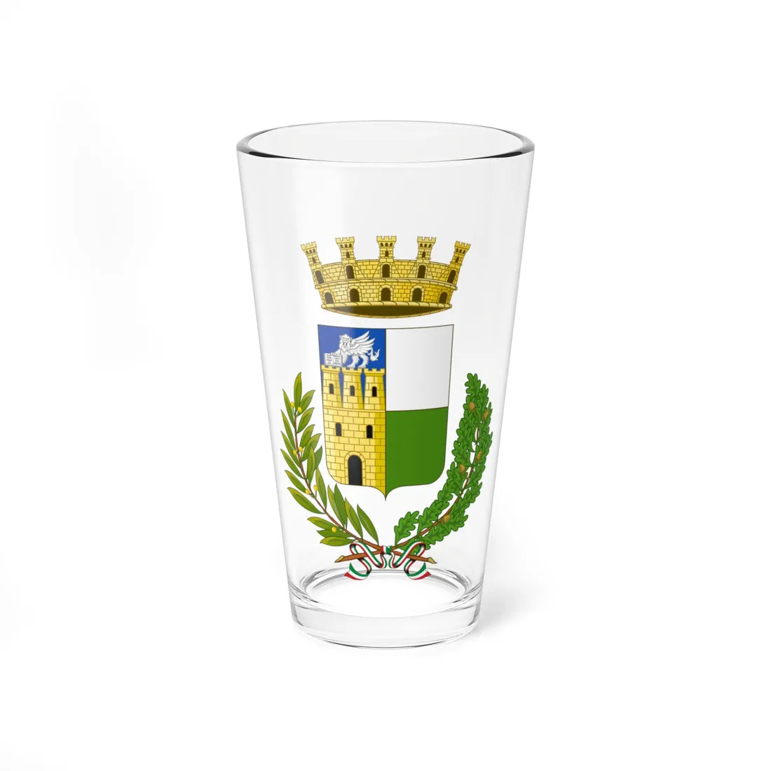 Rovigo-Stemma (Italy) (Coat of Arms) Pint Glass 16oz 16oz - Go Mug Yourself