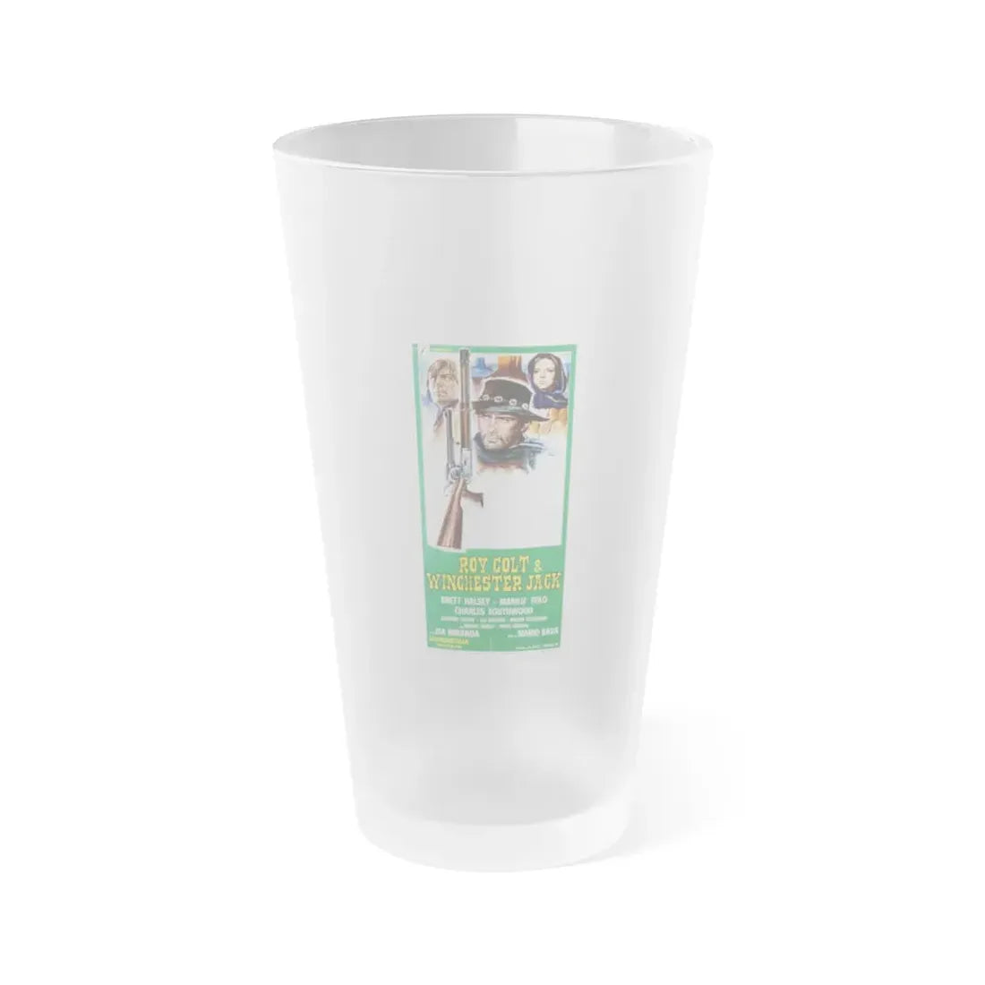 ROY COLT & WINCHESTER JACK 1970 Movie Poster - Frosted Pint Glass 16oz Default Title - Go Mug Yourself