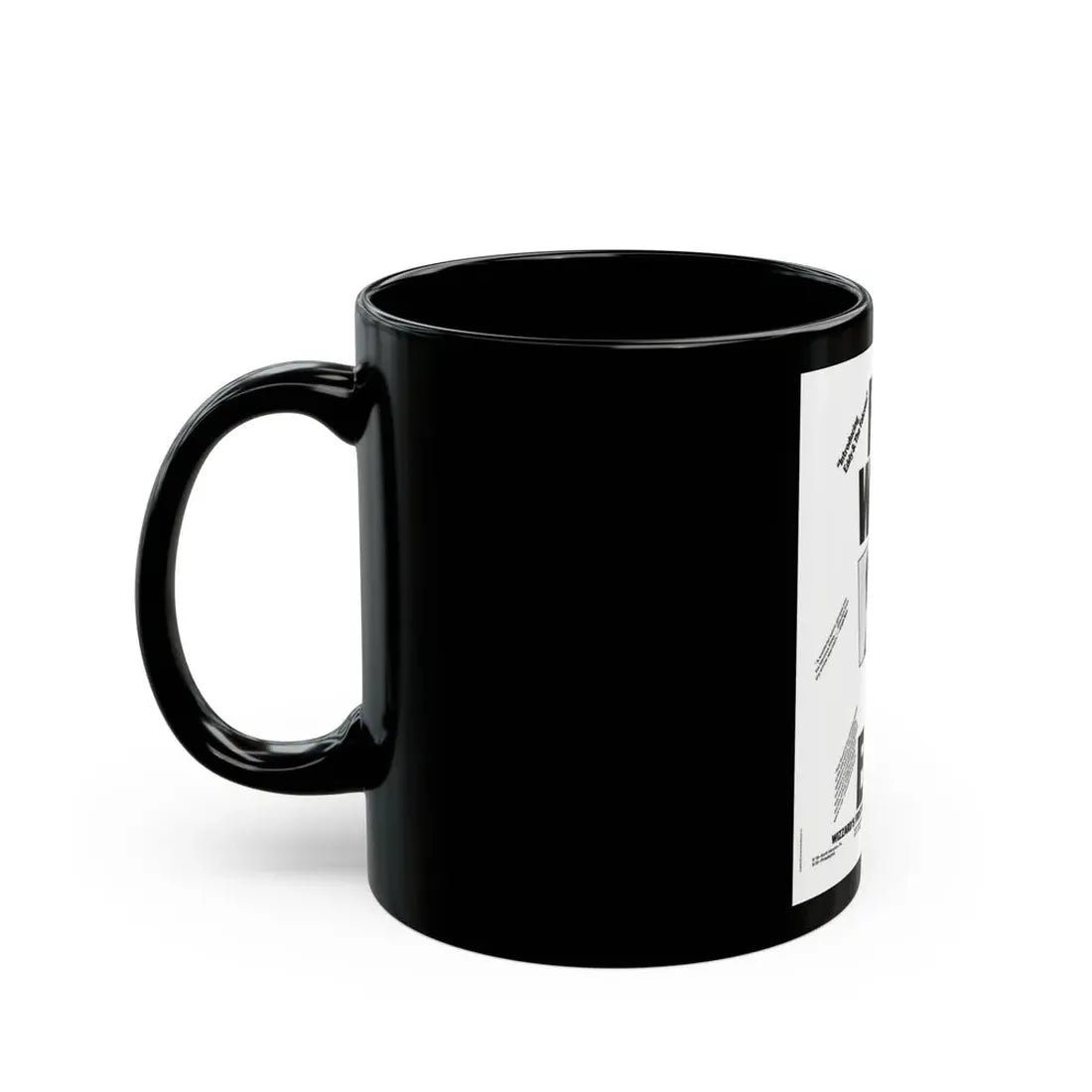 Roy Wood 1974 (Music Poster) Black Coffee Mug - Go Mug Yourself