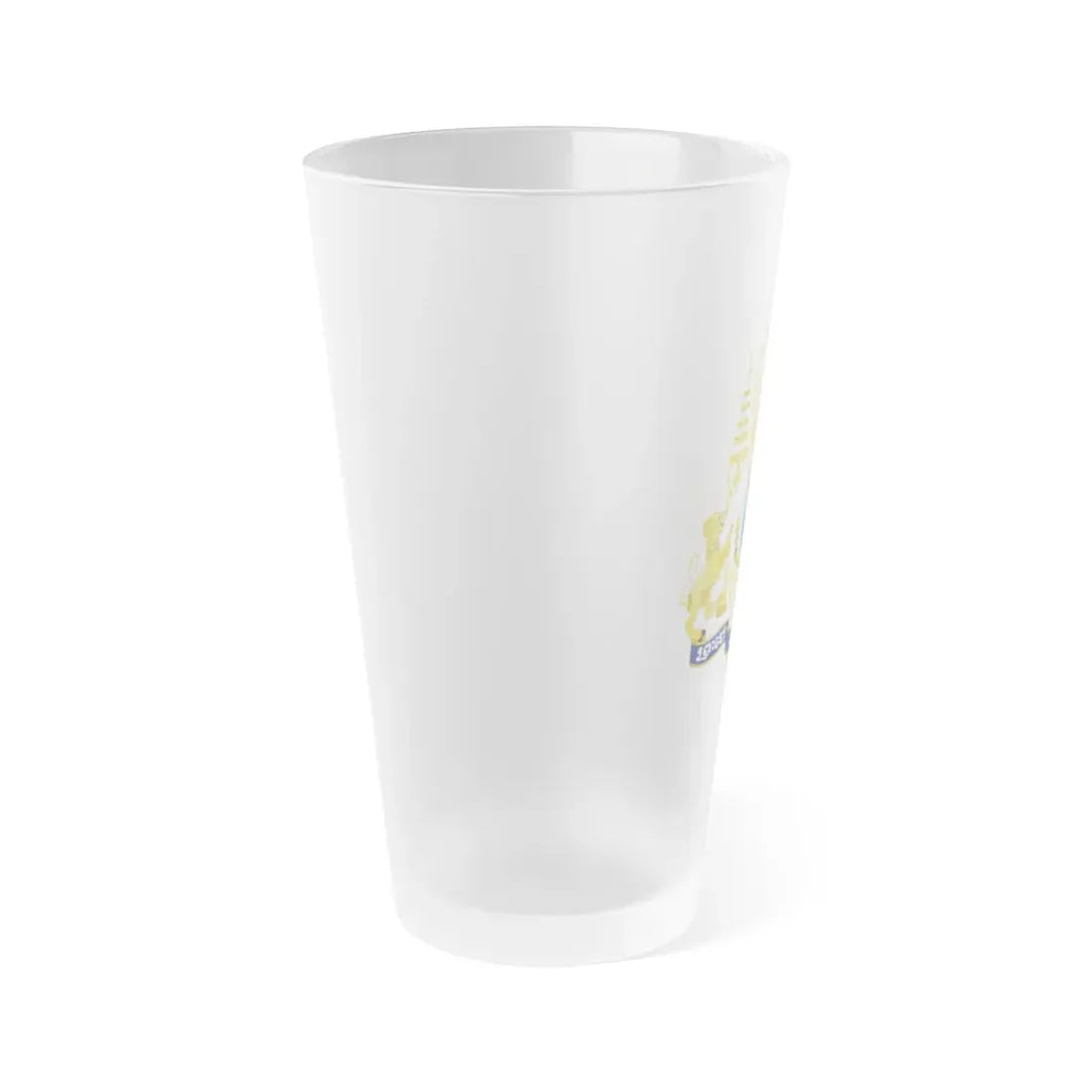 Royal arms of Cambodia - Frosted Pint Glass 16oz - Go Mug Yourself