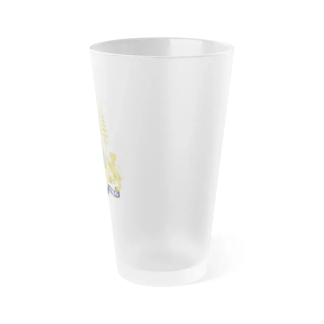 Royal arms of Cambodia - Frosted Pint Glass 16oz - Go Mug Yourself