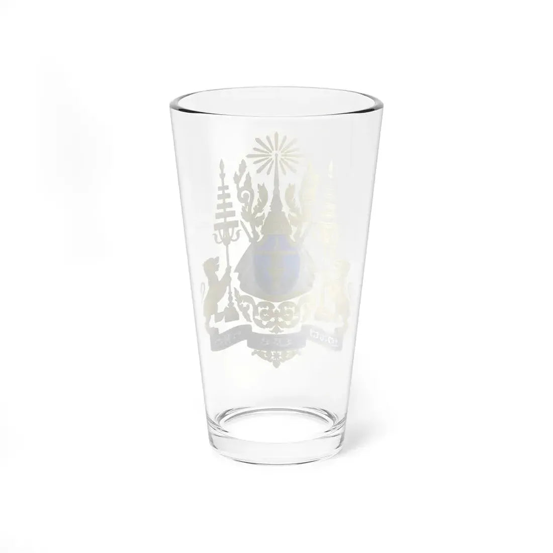 Royal arms of Cambodia - Pint Glass 16oz - Go Mug Yourself