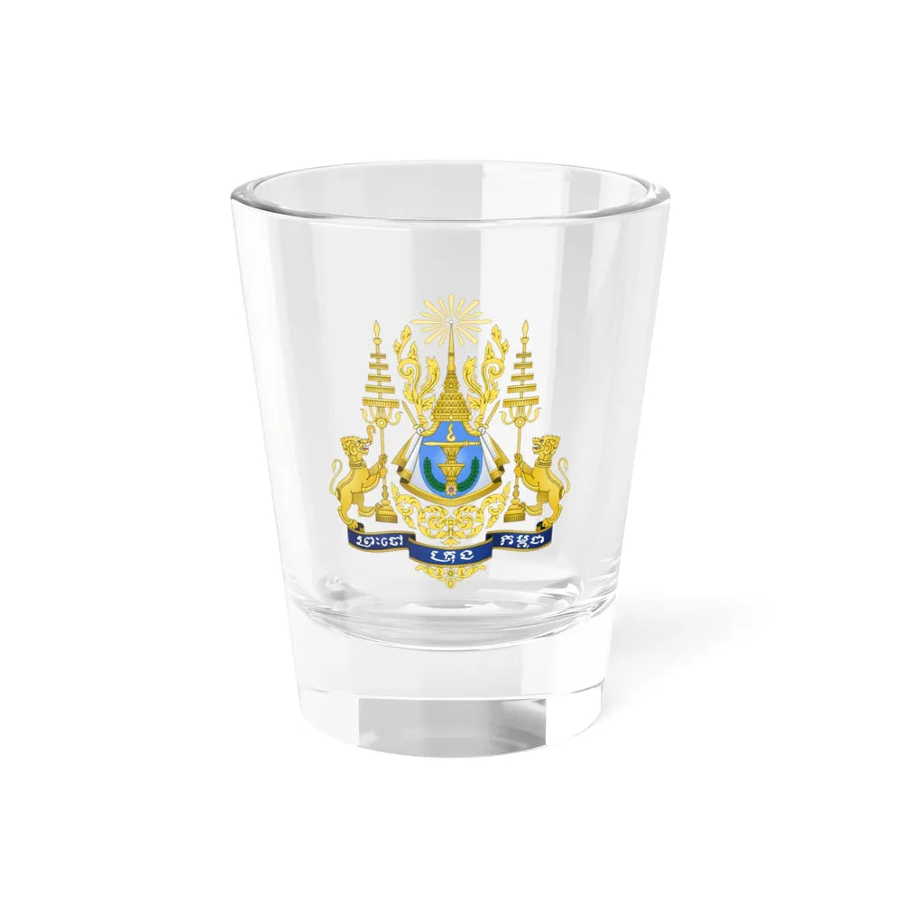 Royal arms of Cambodia - Shot Glass 1.5oz 1.5oz - Go Mug Yourself