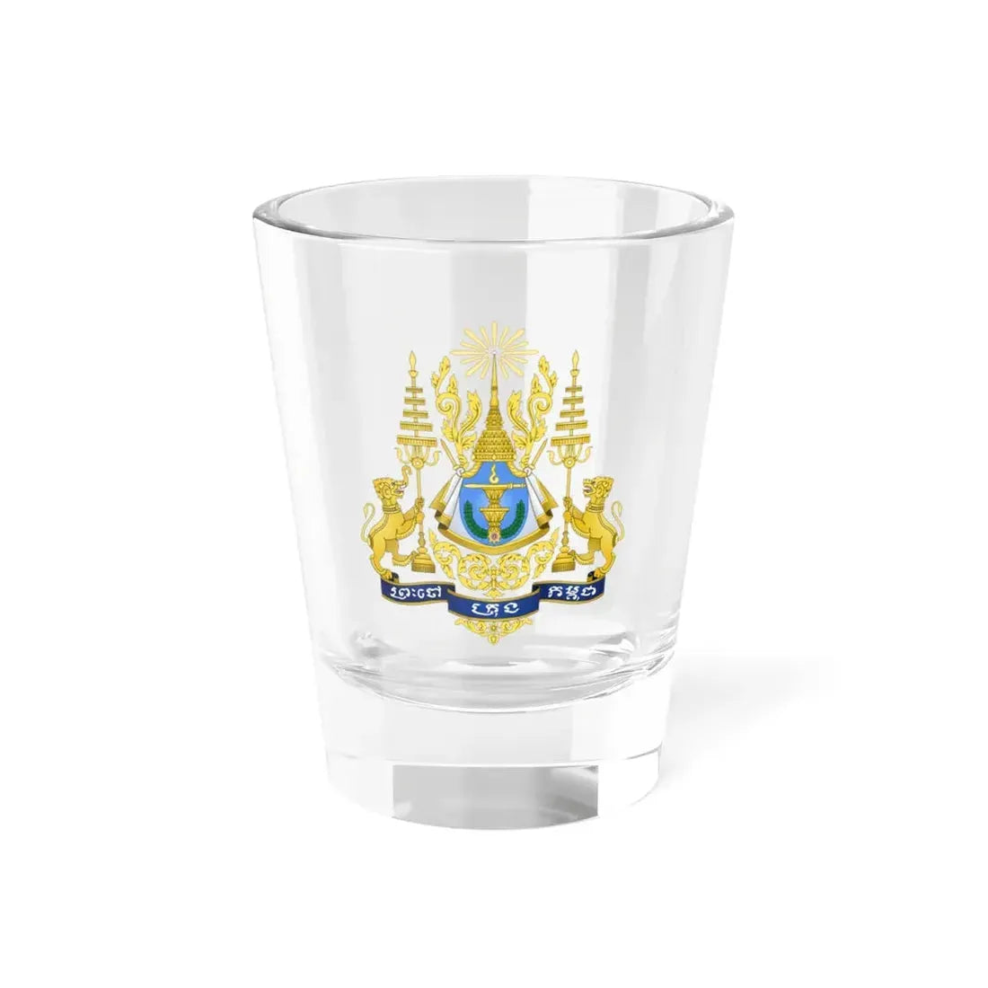 Royal arms of Cambodia - Shot Glass 1.5oz 1.5oz - Go Mug Yourself