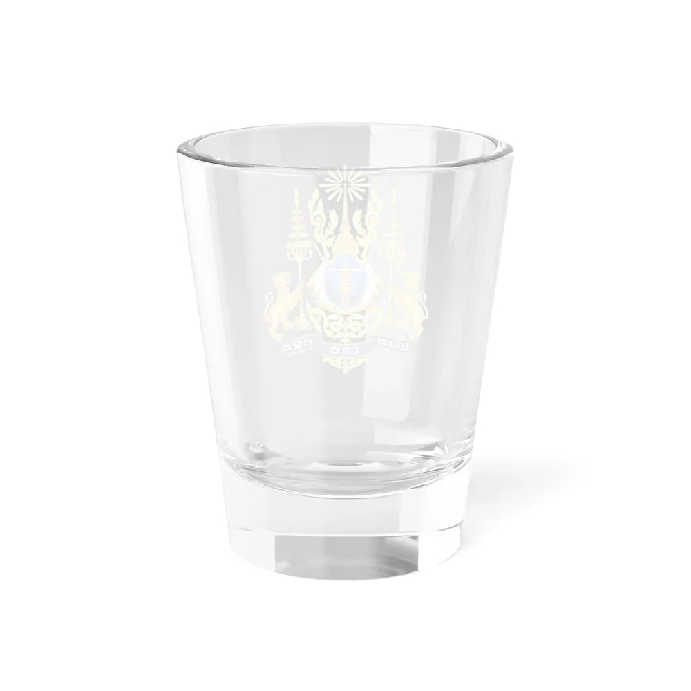 Royal arms of Cambodia - Shot Glass 1.5oz - Go Mug Yourself