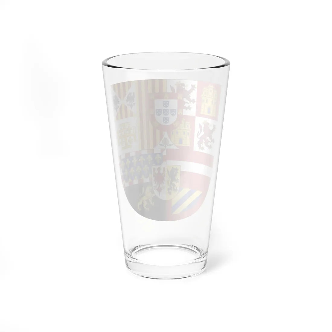 Royal Arms of Catholic Monarchy in the Kingdom of Naple 1580-1650 (Italy) (Coat of Arms) Pint Glass 16oz - Go Mug Yourself
