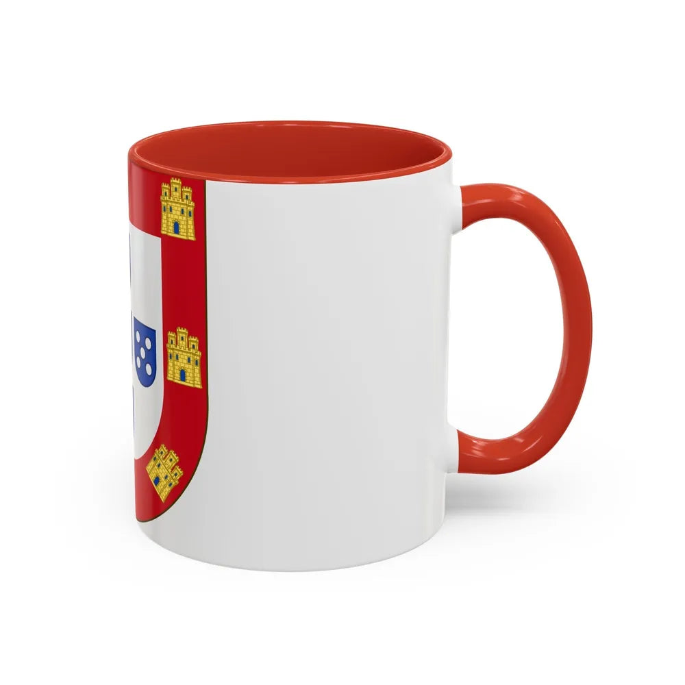 Royal Arms of Portugal - Accent Coffee Mug-Go Mug Yourself