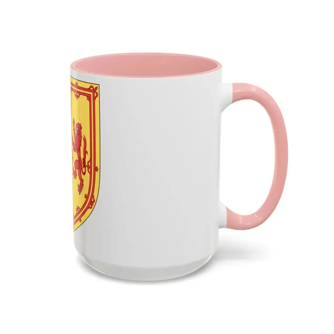 Royal Arms of the Kingdom of Scotland (1558) - Accent Coffee Mug - Go Mug Yourself