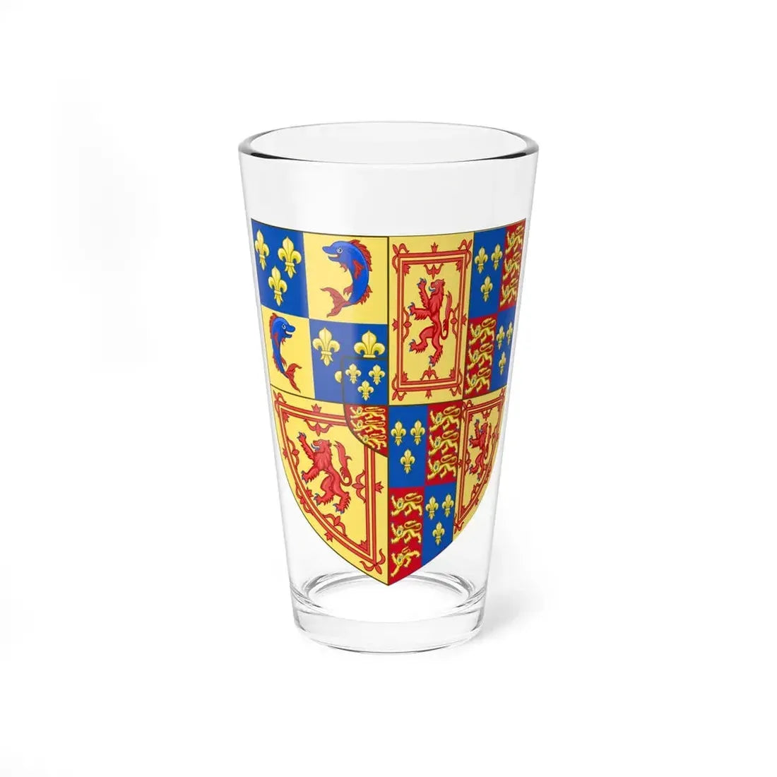 Royal Arms of the Kingdom of Scotland (1559) - Pint Glass 16oz - Go Mug Yourself