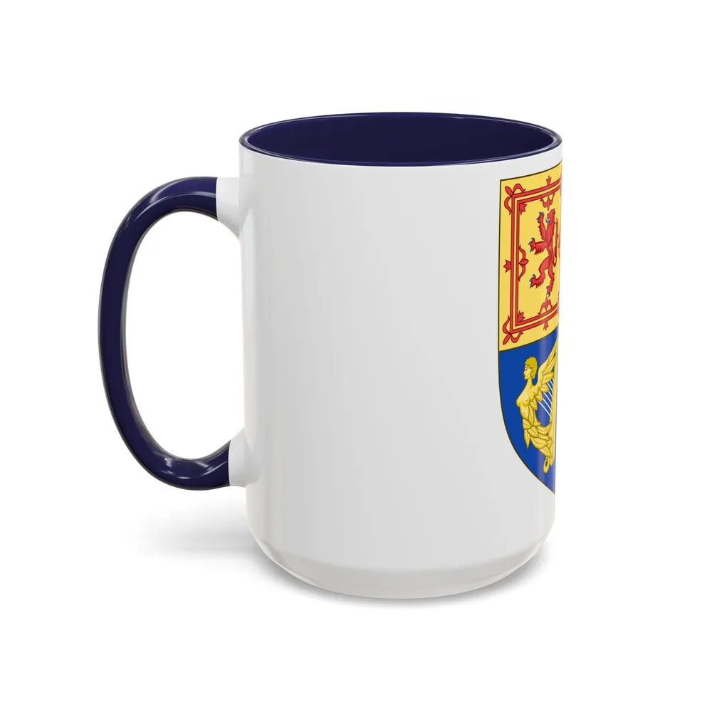 Royal Arms of the Kingdom of Scotland (1603-1707) - Accent Coffee Mug - Go Mug Yourself