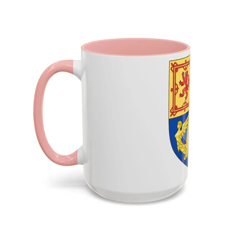 Royal Arms of the Kingdom of Scotland (1603-1707) - Accent Coffee Mug - Go Mug Yourself