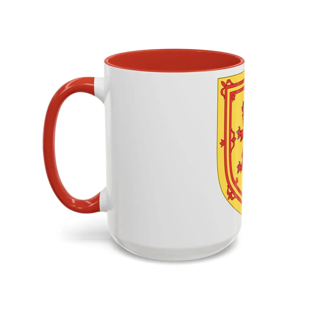 Royal Arms of the Kingdom of Scotland - Accent Coffee Mug - Go Mug Yourself
