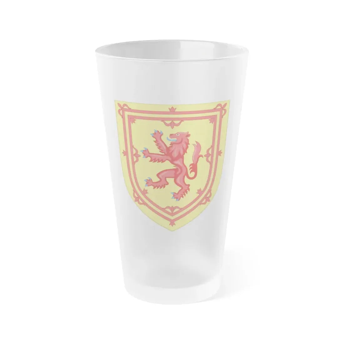 Royal Arms of the Kingdom of Scotland - Frosted Pint Glass 16oz 16oz Frosted - Go Mug Yourself
