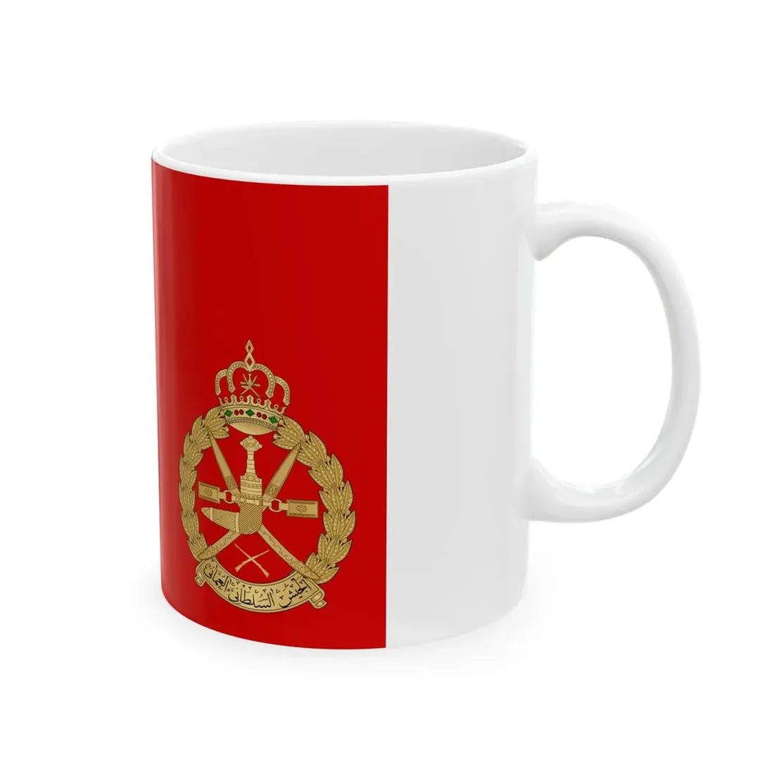 Royal Army of Oman Flag (Oman) White Coffee Mug - Go Mug Yourself