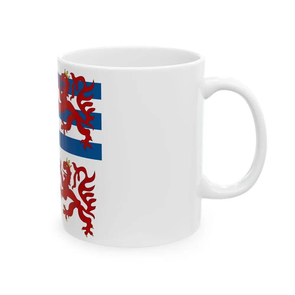 Royal banner of Janus of Cyprus (Cyprus) White Coffee Mug - Go Mug Yourself