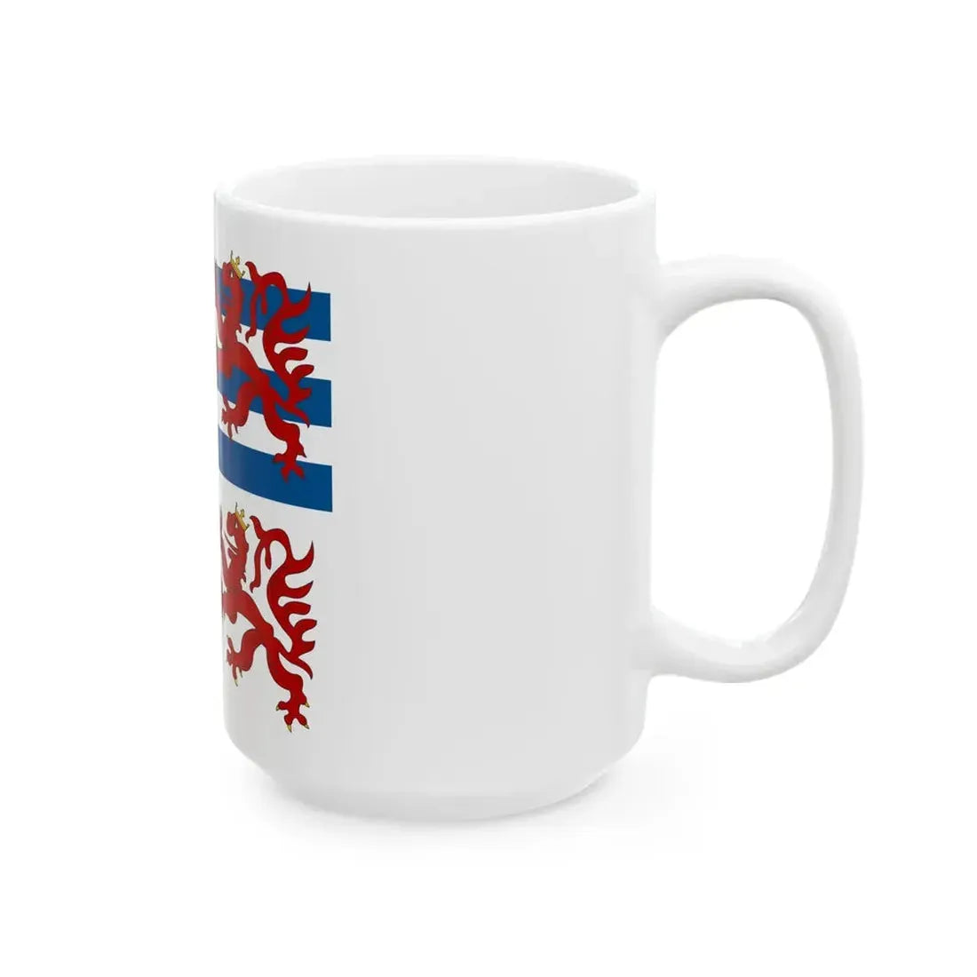 Royal banner of Janus of Cyprus (Cyprus) White Coffee Mug - Go Mug Yourself