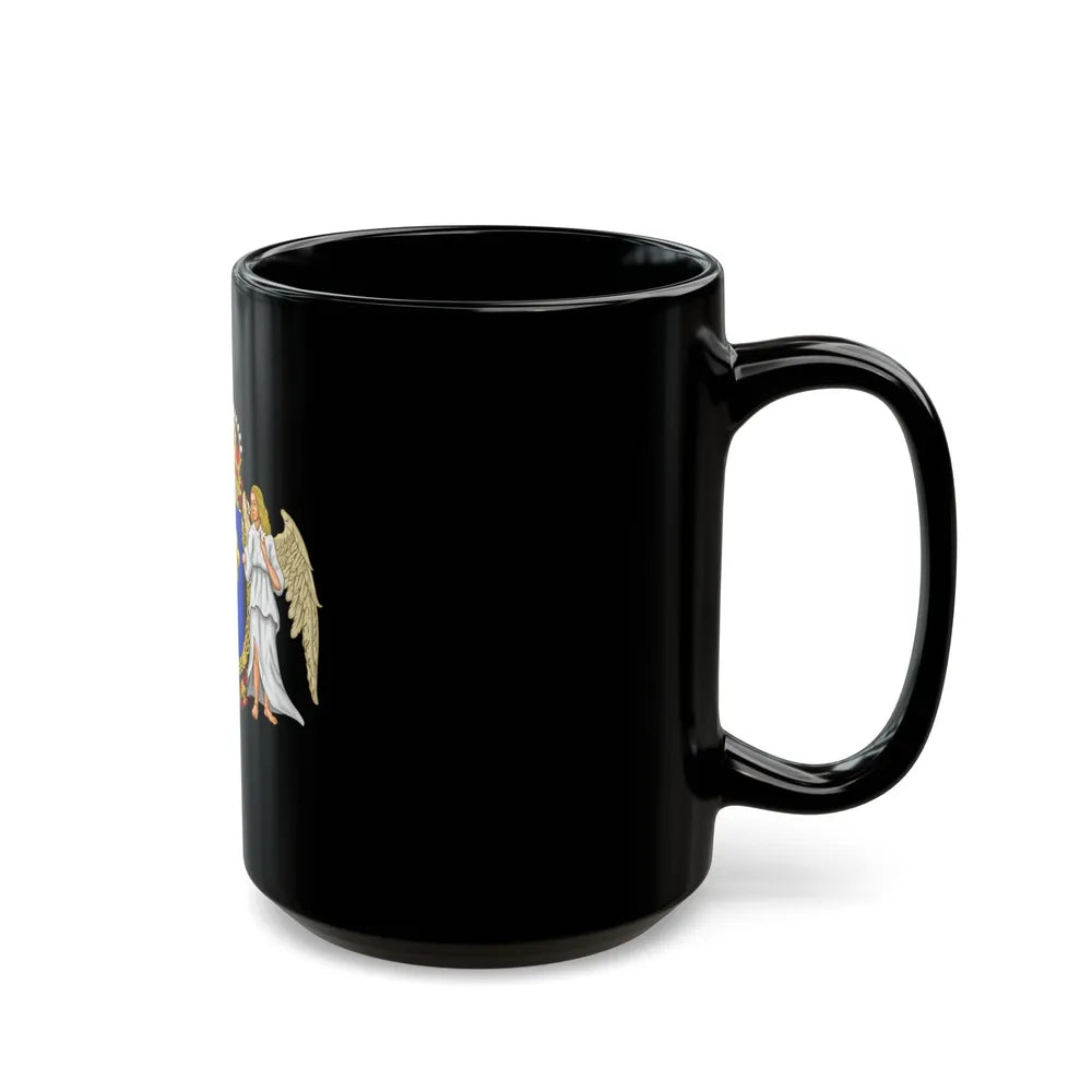 Royal Coat of Arms of France - Black Coffee Mug - Go Mug Yourself