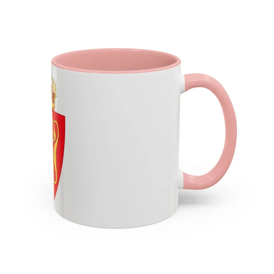 Royal coat of arms of Norway - Accent Coffee Mug - Go Mug Yourself
