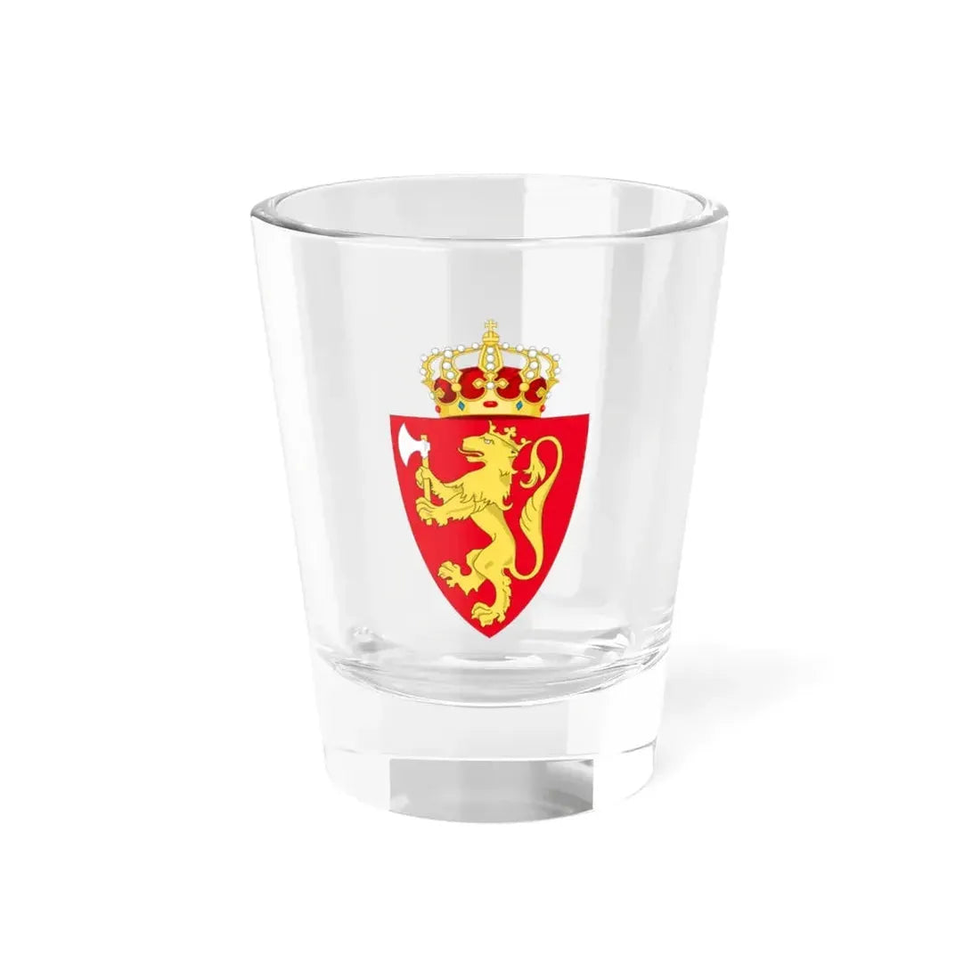 Royal coat of arms of Norway - Shot Glass 1.5oz 1.5oz - Go Mug Yourself