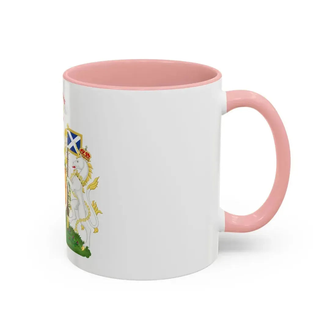 Royal Coat of Arms of the Kingdom of Scotland 2 - Accent Coffee Mug - Go Mug Yourself