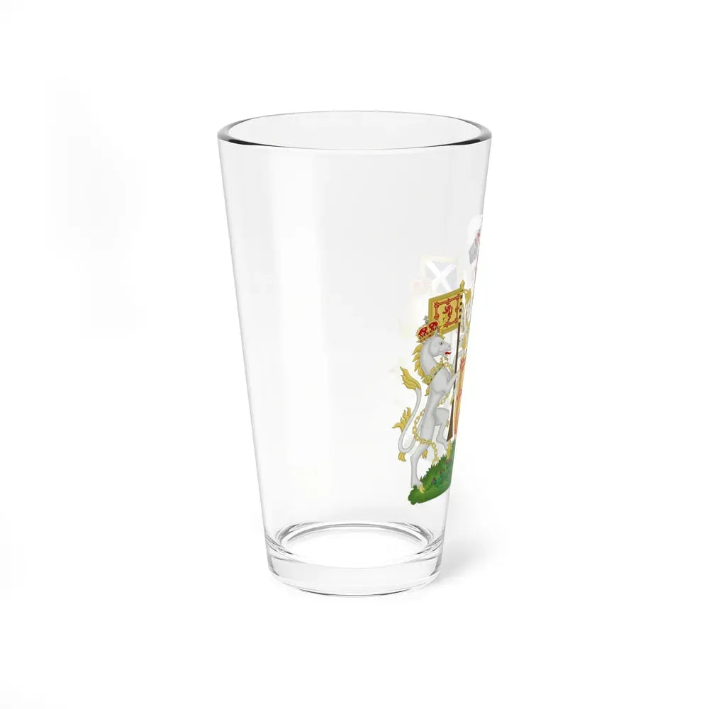 Royal Coat of Arms of the Kingdom of Scotland - Pint Glass 16oz - Go Mug Yourself