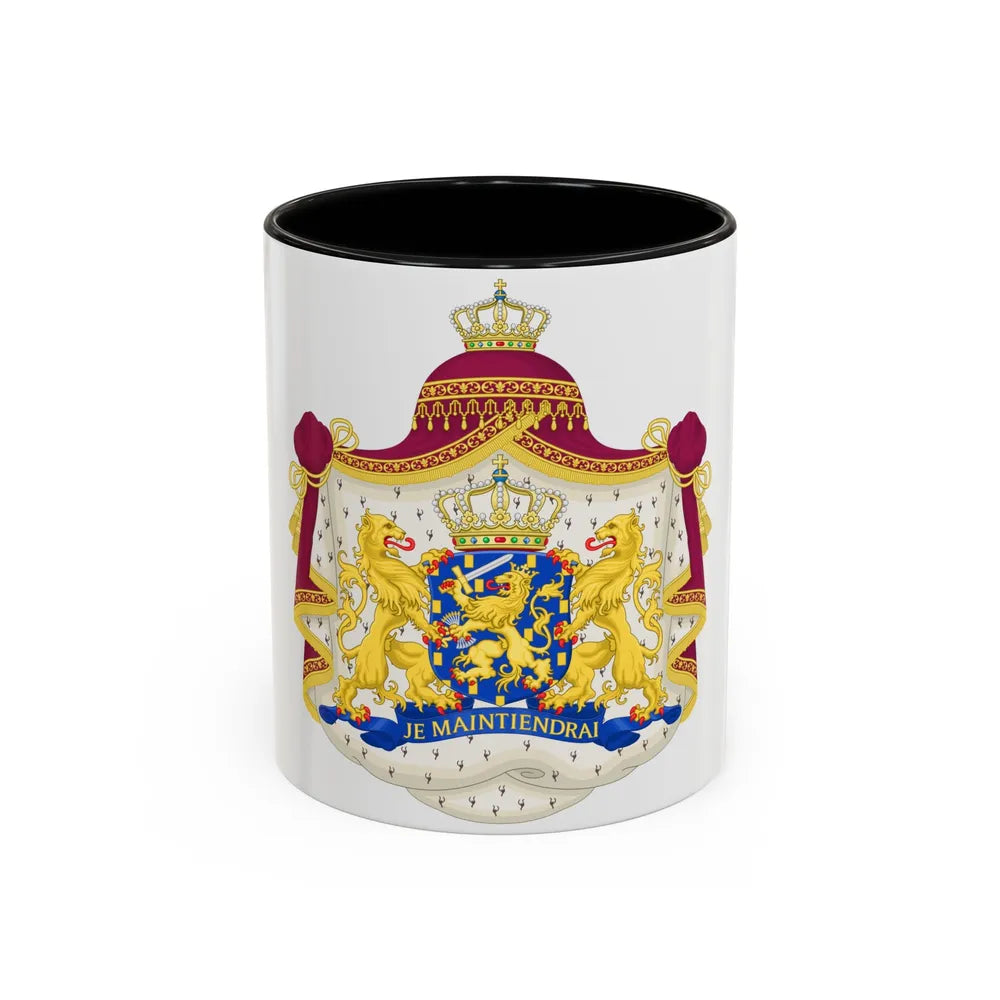 Royal coat of arms of the Netherlands - Accent Coffee Mug 11oz Black - Go Mug Yourself