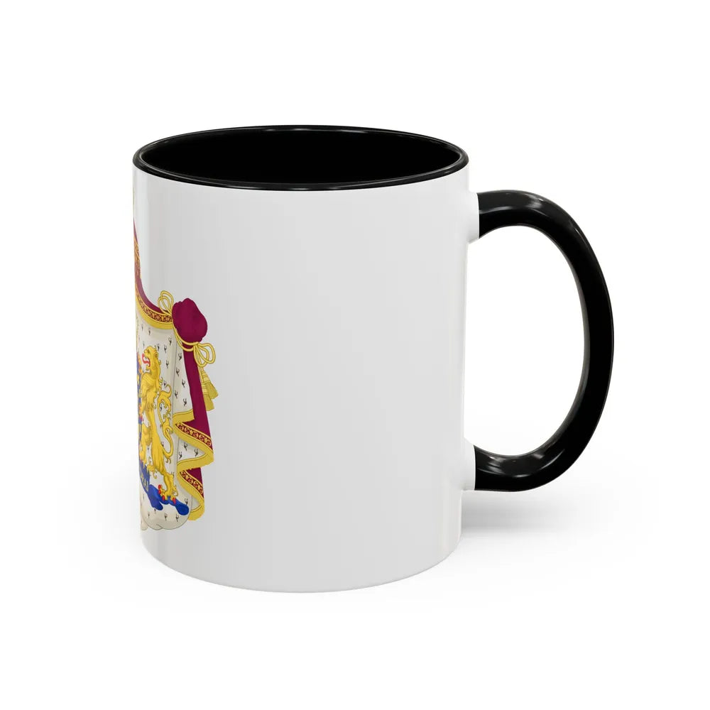 Royal coat of arms of the Netherlands - Accent Coffee Mug - Go Mug Yourself