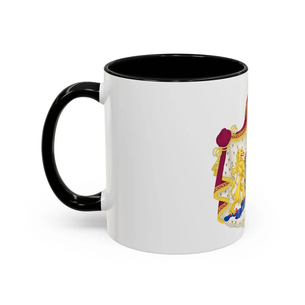 Royal coat of arms of the Netherlands - Accent Coffee Mug - Go Mug Yourself