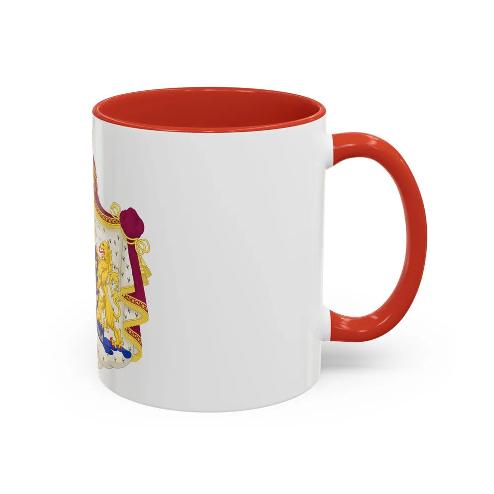 Royal coat of arms of the Netherlands - Accent Coffee Mug - Go Mug Yourself
