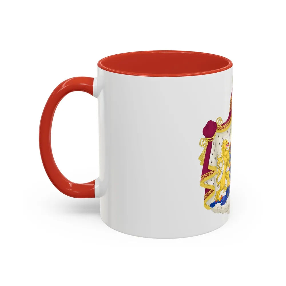 Royal coat of arms of the Netherlands - Accent Coffee Mug - Go Mug Yourself