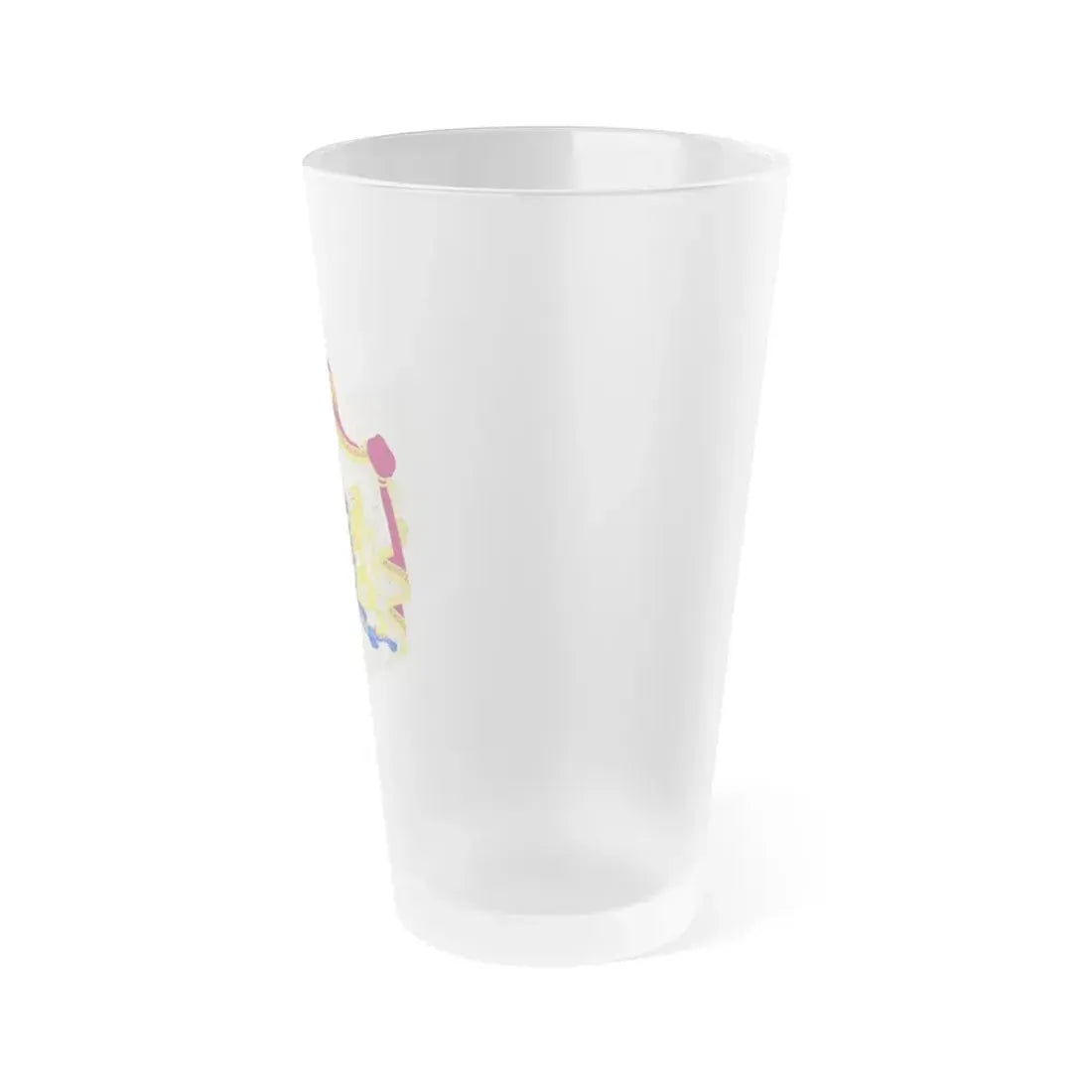 Royal coat of arms of the Netherlands - Frosted Pint Glass 16oz - Go Mug Yourself
