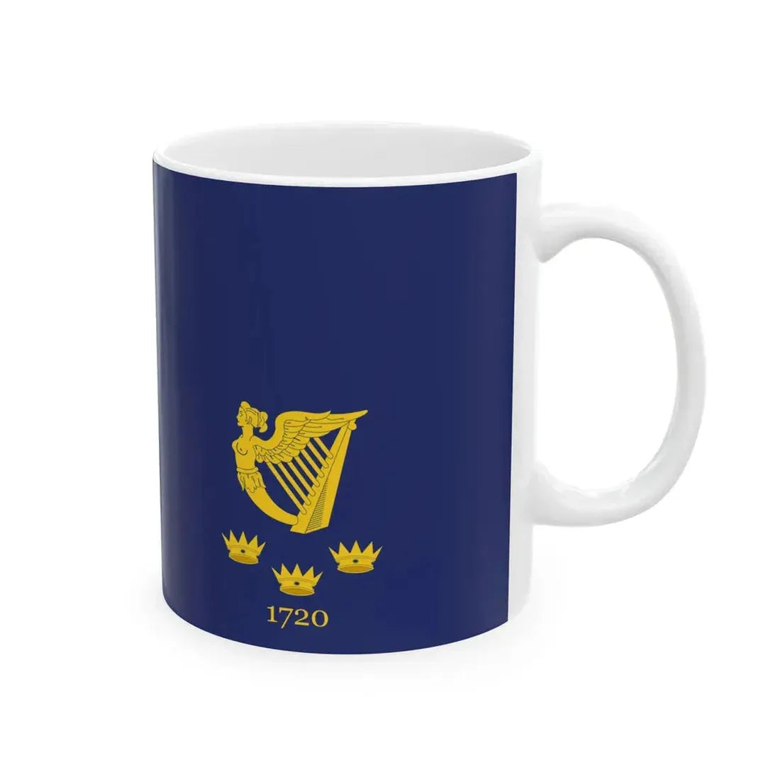Royal Cork Yacht Club Ensign (Ireland) White Coffee Mug - Go Mug Yourself