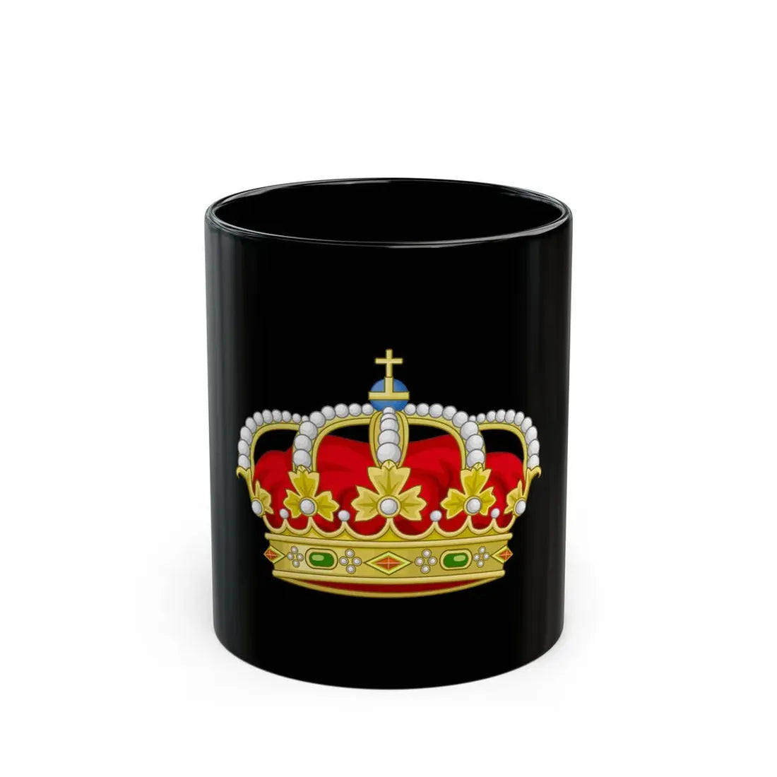 Royal Crown of Spain - Black Coffee Mug 11oz - Go Mug Yourself