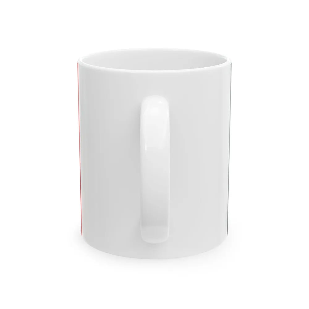 Royal ensign of Belgium 1858 (Belgium) White Coffee Mug - Go Mug Yourself
