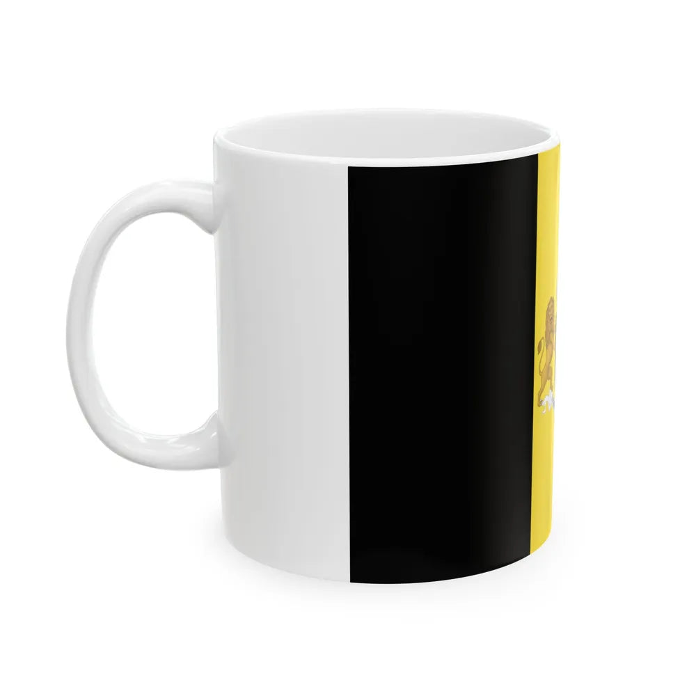 Royal ensign of Belgium 1858 (Belgium) White Coffee Mug - Go Mug Yourself
