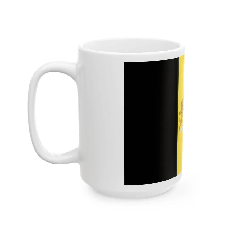 Royal ensign of Belgium 1858 (Belgium) White Coffee Mug - Go Mug Yourself